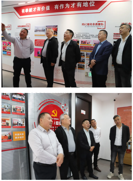 苏州工业园区商业联合会会长亢越一行到访苏州市山东商会(图1)